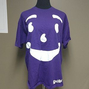 Size 2X purple Kool aid man shirt